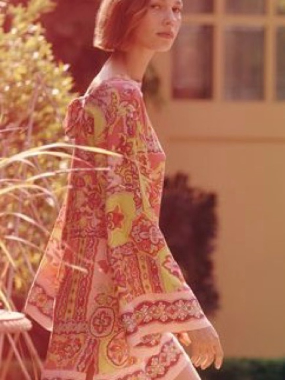 Bel Kazan Printed Long-Sleeve Tunic